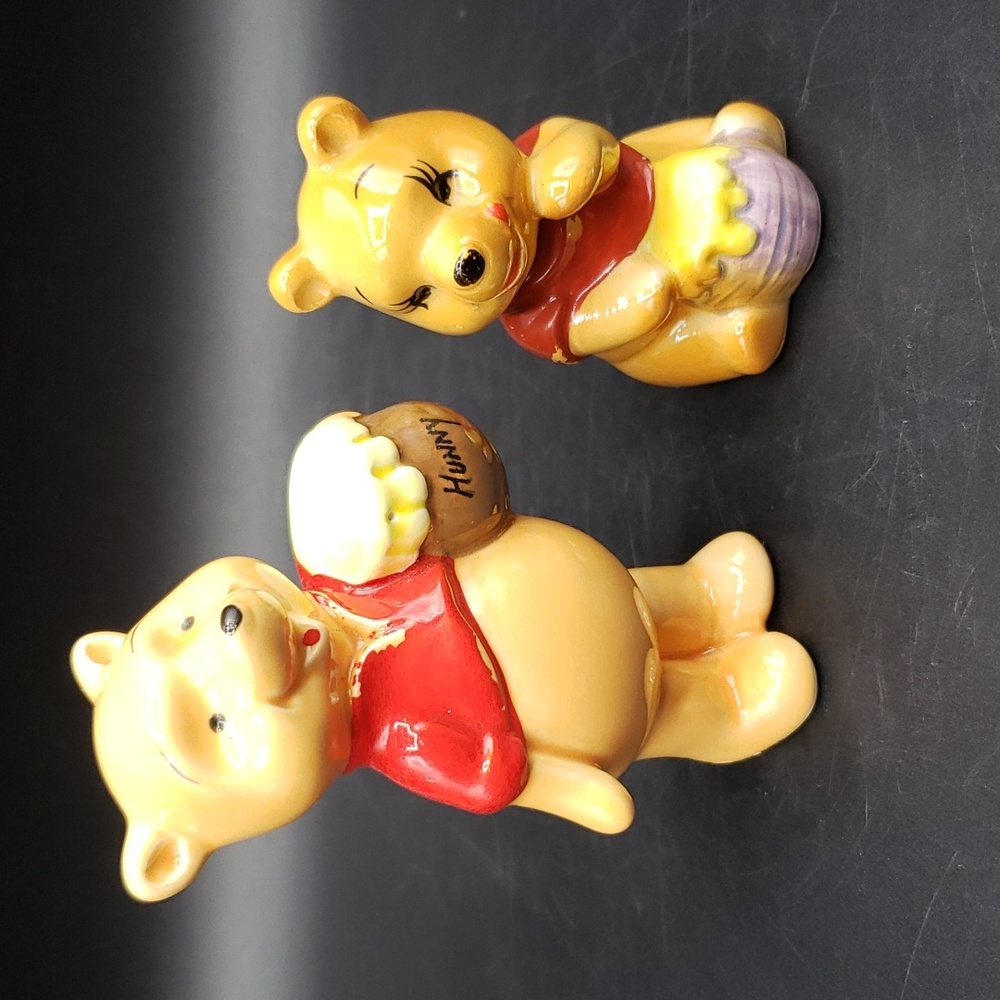 Vintage Disney Winnie the Pooh figurines.